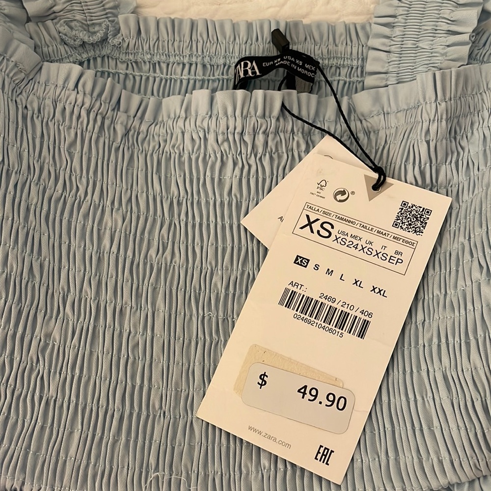 ZARA tiered maxi dress